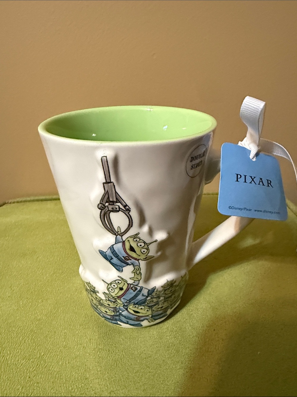 Rae Dunn Disney Pixar The Claw Double Sided Mug
